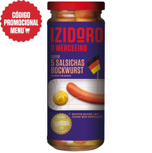Salsichas Porco Bockwurst 5un
