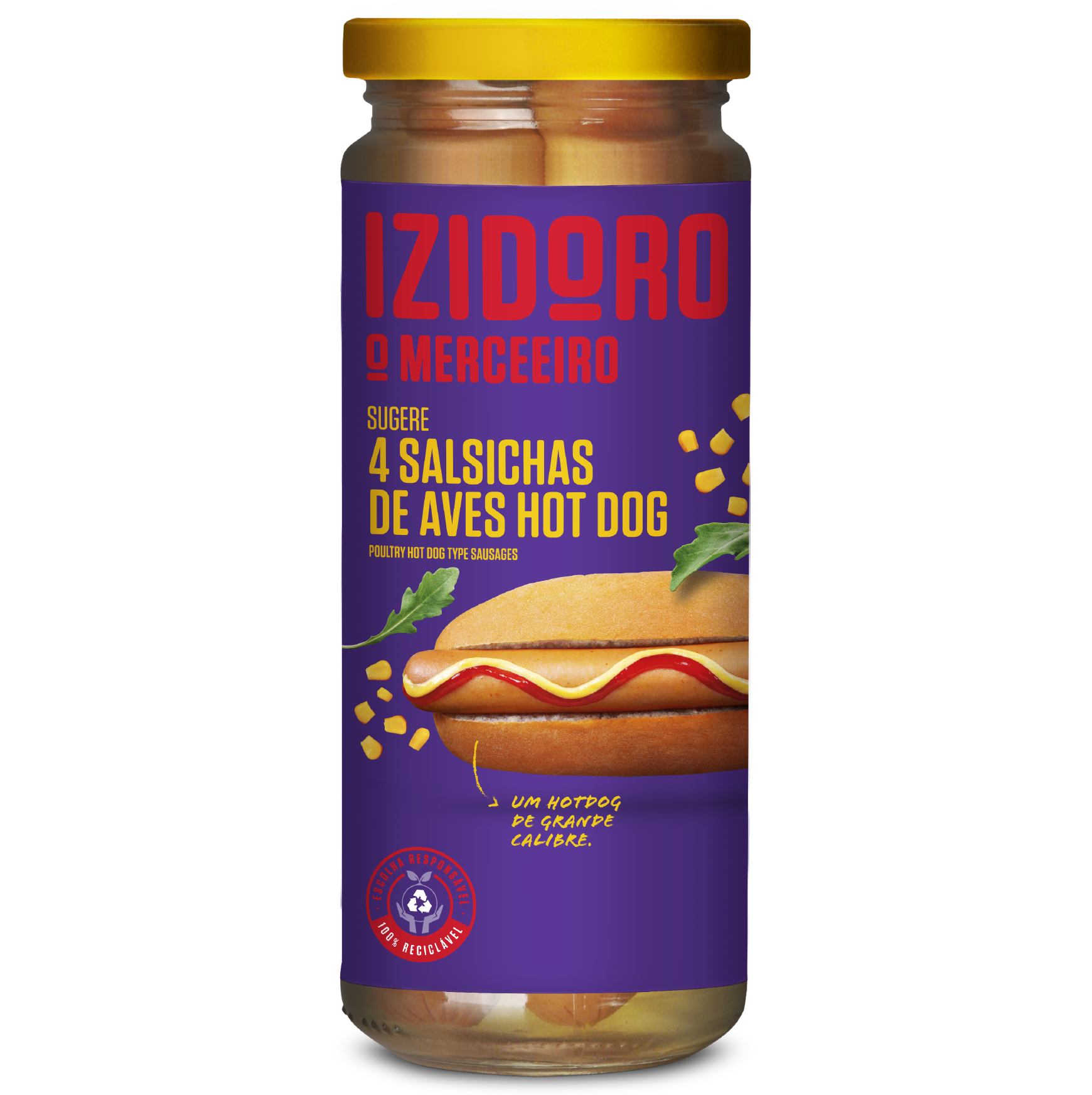 Salsichas Aves Hot Dog 4un