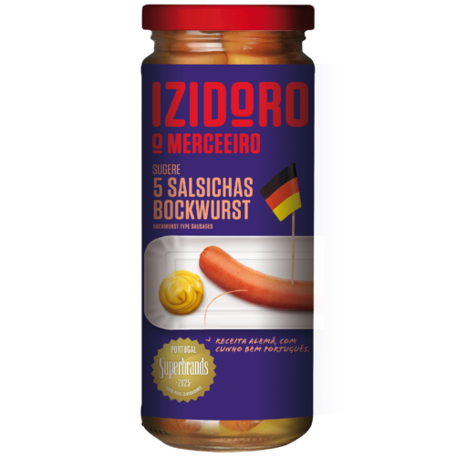 Salsichas Porco Bockwurst 5un