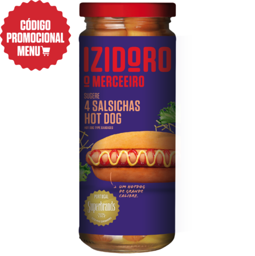 Salsichas Porco Hot Dog 4un