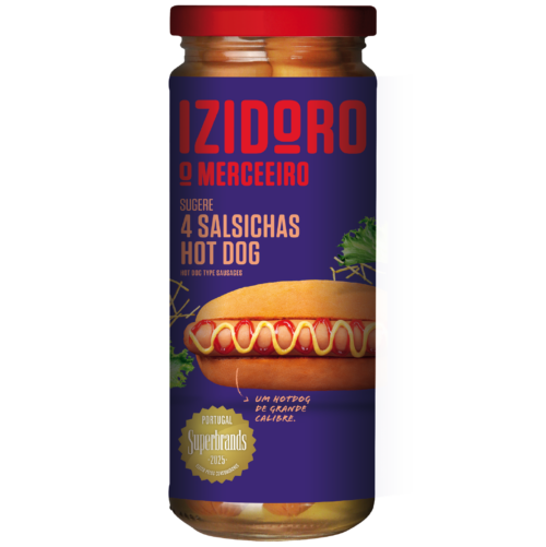 Salsichas Porco Hot Dog 4un