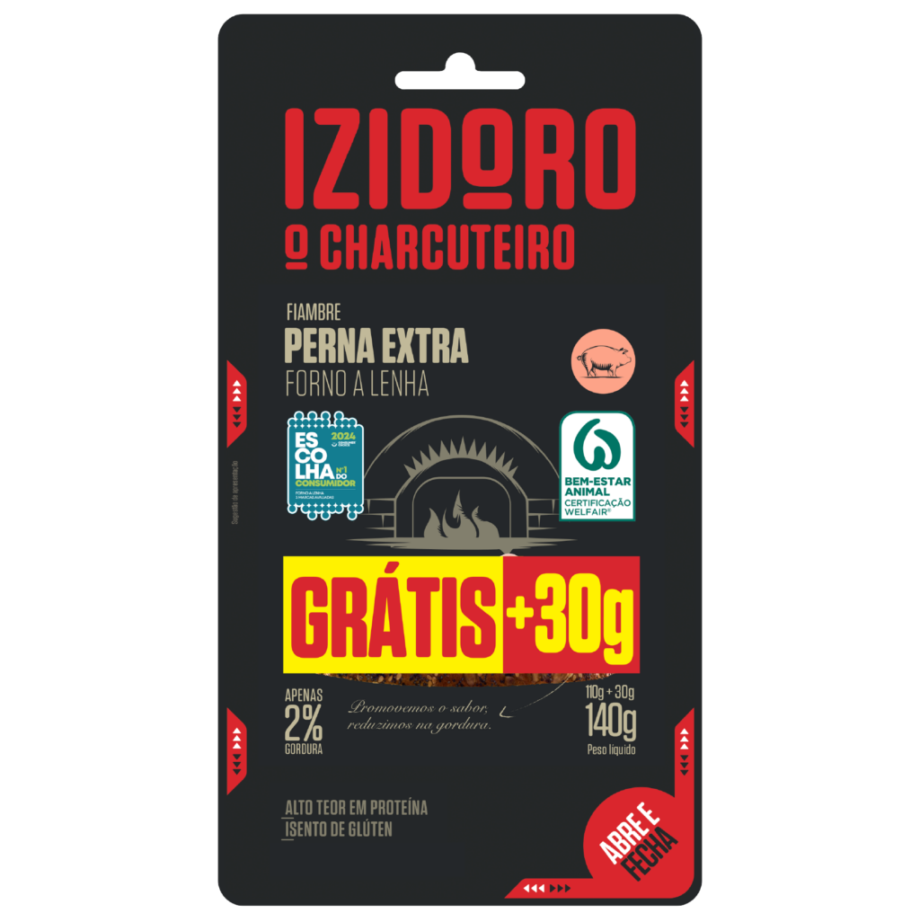 Fiambre da Perna Extra Forno a Lenha 110g + 30g oferta