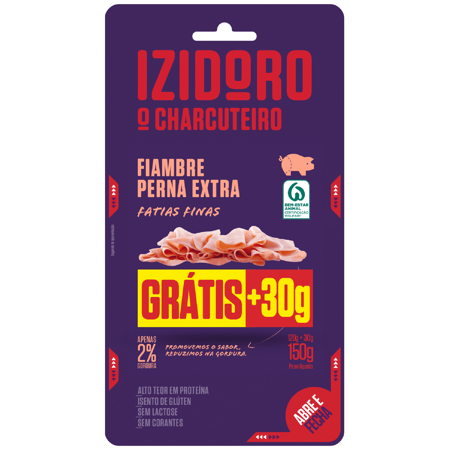 Fiambre Perna Extra Fatias Finas 120g + 30g Oferta