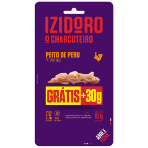 Fiambre Peito Peru Fatiado Fatias Finas 120g + 30g oferta