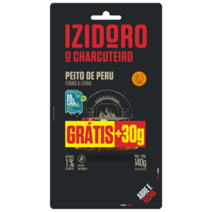 Fiambre Peito Peru Forno a Lenha Fatiado Fatias Finas 110g + 30g Oferta
