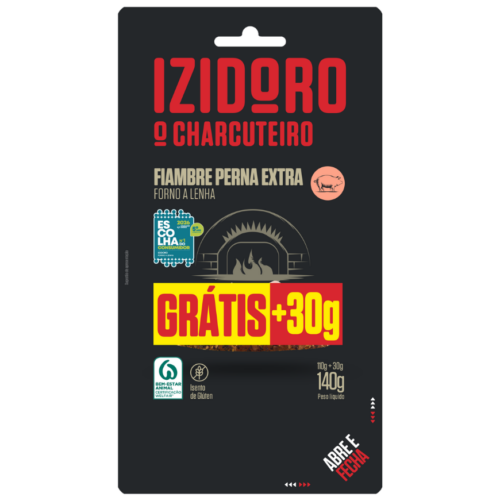 Fiambre da Perna Extra Forno a Lenha 110g + 30g oferta