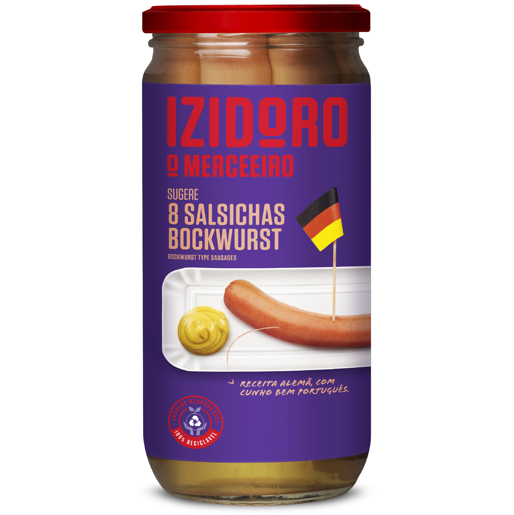 Salsichas Bockwurst 8un