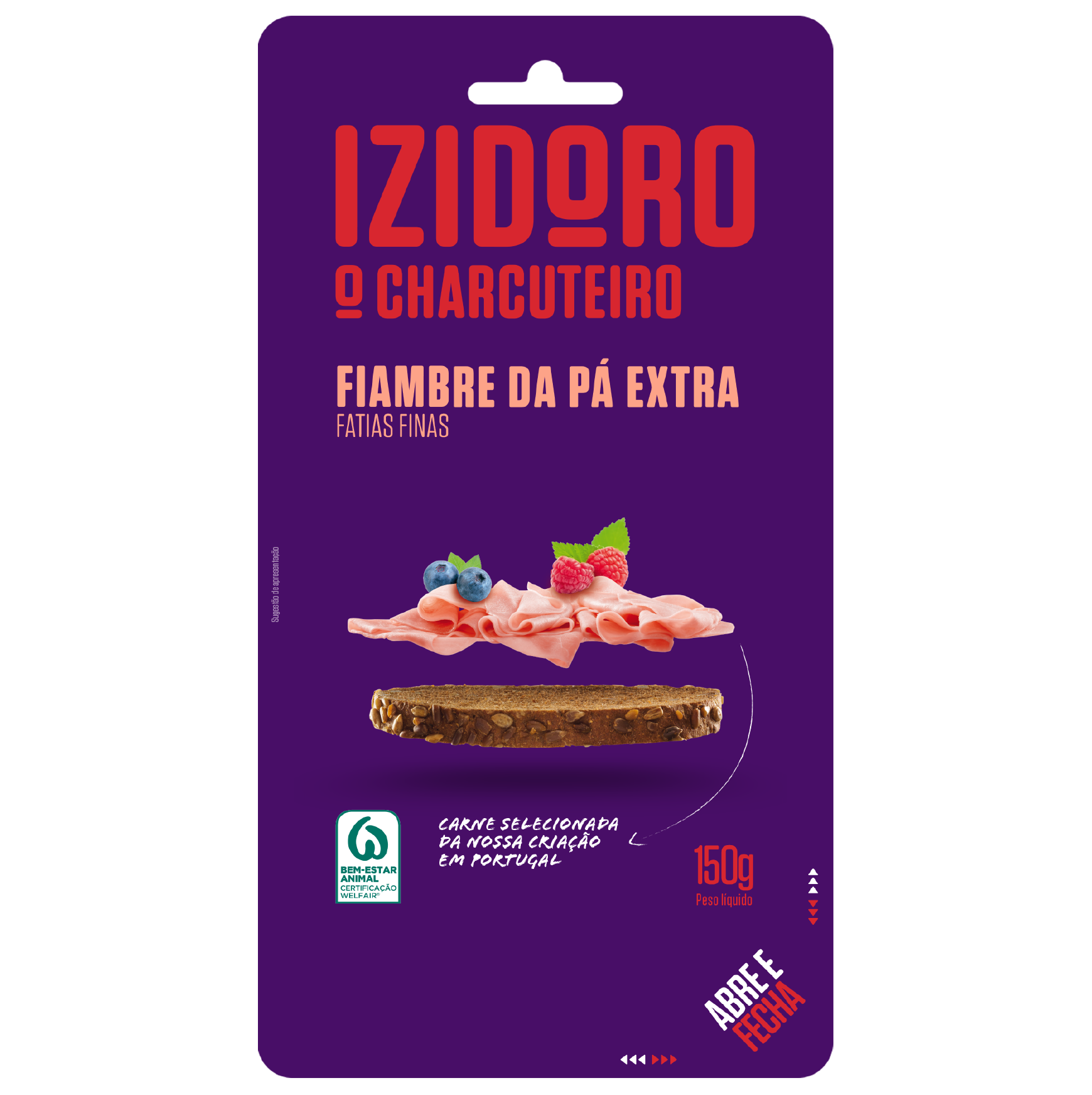 Fiambre da Pá Extra Fatias Finas Izidoro 150g