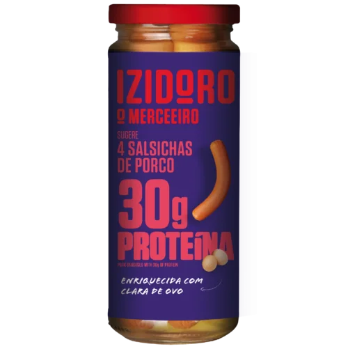 Salsichas Porco + Proteína Com Clara de Ovo