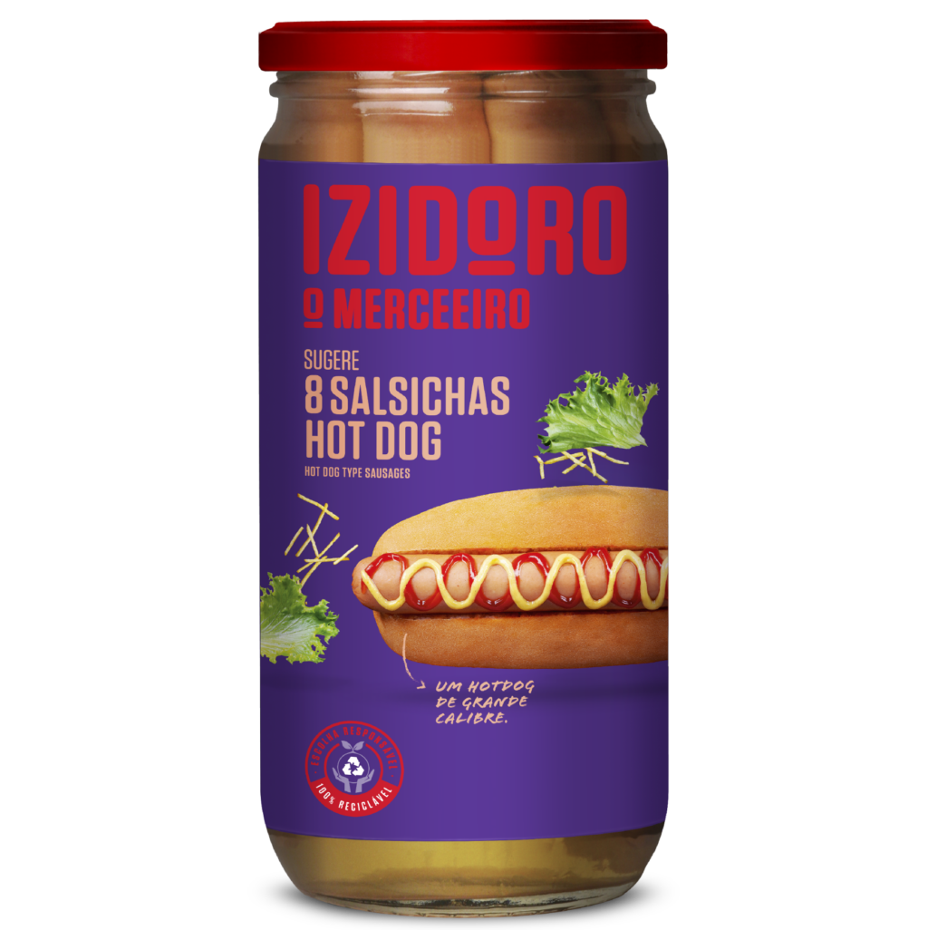 Salsichas Porco Hot Dog 8un