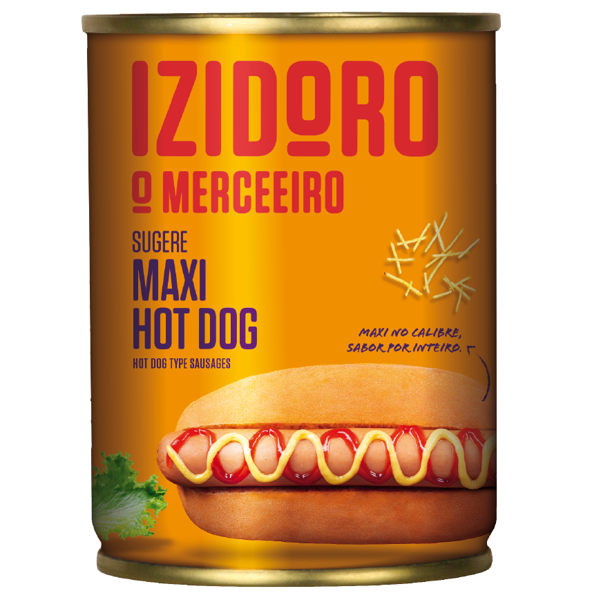 Salsichas Maxi Hot Dog Porco