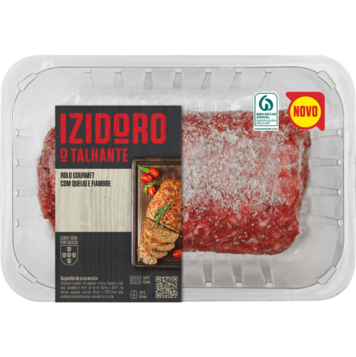 Rolo de Carne Suíno Queijo e Fiambre 700g